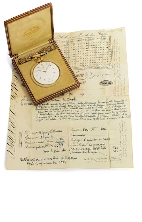 Breguet, feine und sehr seltene Taschenuhr, 1839.